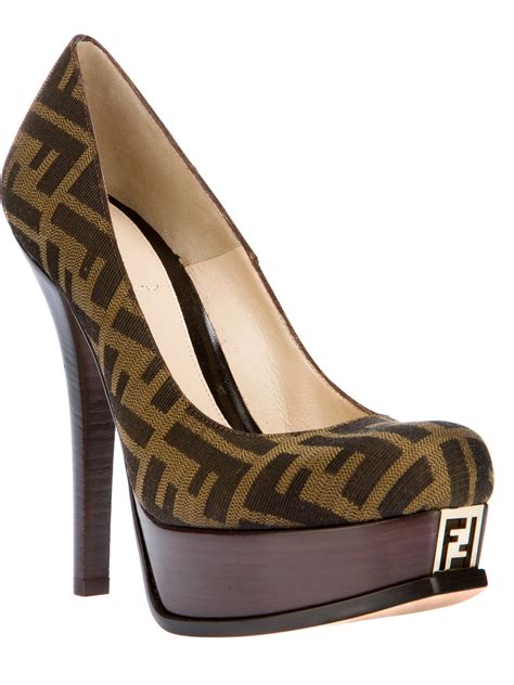 fendi platform heels